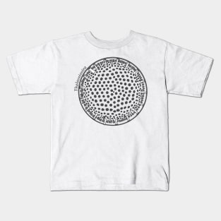 Diatom - Thalassiosira (scientific) Kids T-Shirt